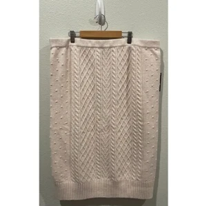 Minifalda tejida con cable ELOQUII Pinko talla 14/16 - Imagen 1 de 3