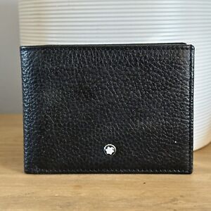 Montblanc Meisterstück Soft Grain Black Leather Card & Cash Wallet RRP £300