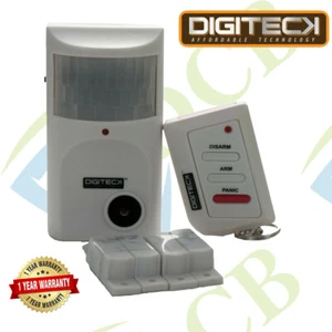 SENSOR DE MOVIMIENTO PR CON 2x CONTACTO MAGNÉTICO Y DETECTOR REMOTO ALARMA TIMBRE DE ALERTA. - Imagen 1 de 1