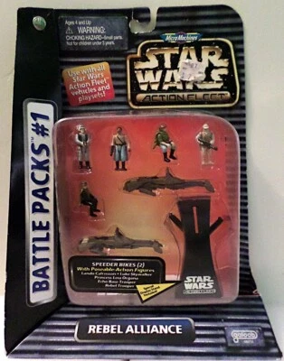  PAQUETES DE BATALLA FLOTA DE ACCIÓN MICRO MÁQUINAS #1 ALIANZA REBELDE **NUEVO/SIN ABRIR** Foto 1 de 2