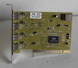 Tarjeta de interfaz USB SN-U2P4 - 4 puertos USB - Imagen 1 de 1