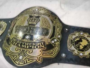 NEW World Heavyweight Championship Belt 2mm zinc - Picture 1 of 7