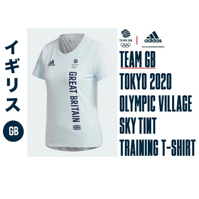 🙂 CAMISETA ADIDAS TEAM GB TOKIO OLÍMPICA VILLA CIELO TALLA 12 (34/36) 🙂 Foto 1 de 4
