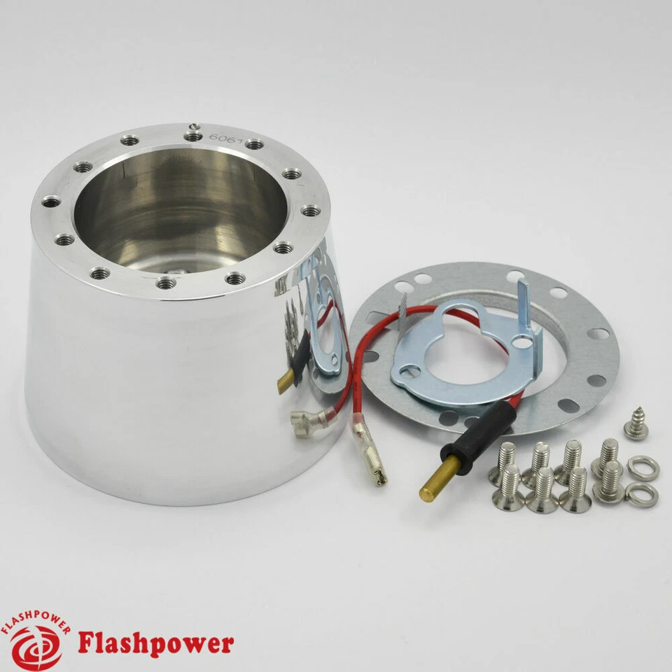 Kit adaptador de cubo de volante de 6 orificios Boss GM Chevrolet Cadillac camión pulido Foto 1 de 3