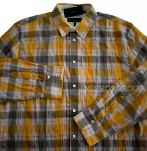 Nueva Camisa Deportiva RAG & BONE Rosa Mezcla Algodón Playa Cuadros XXL/2XL - Imagen 1 de 15