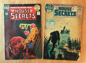 Lot of *2* HOUSE OF SECRETS Giants: #98 ('72) *Kaluta!* (FN+) +Bonus 97 (VG’ish) - Picture 1 of 8