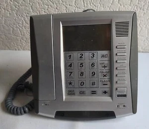 Panel dotykowy LCD o nazwie ID srebrny telefon stacjonarny - Zdjęcie 1 z 10