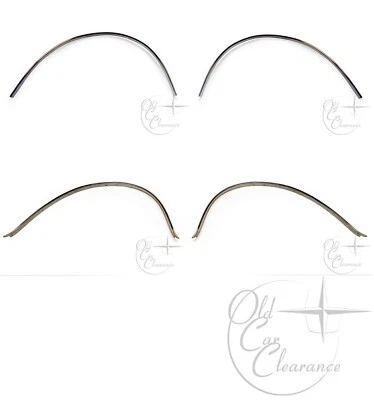 1969-1971 Lincoln Mark III Wheel Well Molding SET NOS - Image 1 of 4