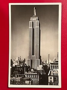 Empire State Building in New York City is a Real Photo Post Card unused - RPPC - Picture 1 of 2