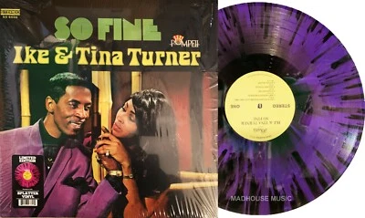 TINA TURNER LP So Fine PURPLE & BLACK Splatter Vinyl Limited Edn SEALED IN STOCK - Image 1 of 4