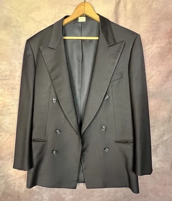 Blazer Chaqueta Deportiva Vintage Gucci Italia 100% Doble Pecho 42 R Azul Marino Dorado Foto 1 de 4