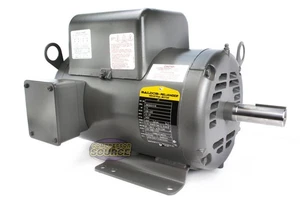 Motor eléctrico Baldor 7,5 Hp 3450 RPM 184 T cuadro 1 Ph monofásico 208/230 voltios - Imagen 1 de 6