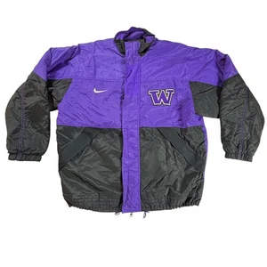 Vintage Nike Washington Huskies Jacke Full Zip Herren Large Lila NCAA College - Bild 1 von 4