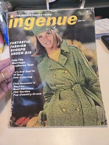 Vintage Juni 1966 Ingenue Magazin für anspruchsvolle Teenager Mode - Bild 1 von 20