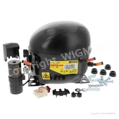 230V 50H refrigeration compressor Secop NLE12.6MN 105H6377 formerly Danfoss R290 - Image 1 of 3