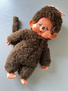 alter Monchichi Sekiguchi 1974 mit Etikett Original Vintage XXL Traurig 44cm - Bild 1 von 15