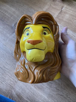 The Lion King SIMBA tapa abatible/taza de plástico/taza/contenedor Foto 1 de 4