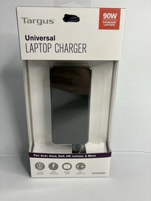 Targus Universal 90W Laptop Compatible Charger 19V 19.5V 20Volt APA30AU NEW - image 1 of 4