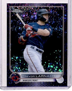 2022 Topps Chrome Purple sprinkle Refractor Trevor Larnach Minnesota Twins #88 - Picture 1 of 2