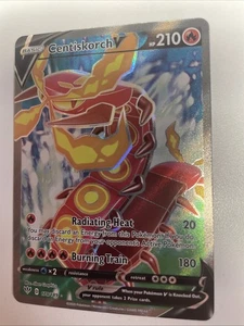 Tarjeta Pokémon Centiskorch V Full Art 179/189 SWSH03: Darkness Ablaze casi nueva envío gratuito - Imagen 1 de 2