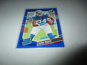 Jalin Hyatt 2023 Panini Donruss Rated Rookie Blue Press Proof RC #378 - Picture 1 of 1