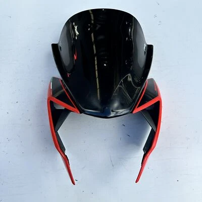 Aprilia Shiver 750 2012 Carenado de nariz delantera Parabrisas Protector *Daños como se muestra Foto 1 de 4