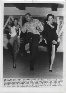 Foto originale 1953 Joe Louis Apollo Theater tipo 3 7x10 AP stampa filo - Foto 1 di 2