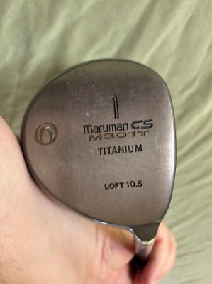 Driver Maruman CS M301T Titanio 10.5 Loft Eje Carbofit Derecha Flex Regular Japón Foto 1 de 4