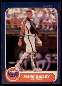 1986 Fleer Mark Bailey Baseball Cards #293 - Picture 1 of 2