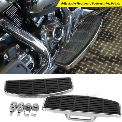 Pie de piso ajustable del conductor delantero para Harley Dyna Honda CBR1000RR Foto 1 de 4