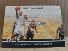 2012-13 Joe Johnson Panini Spirit Of The Game Insert 