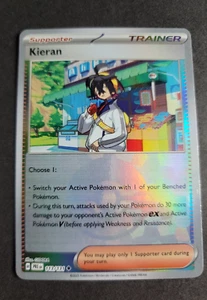 Kieran (Poke Ball) 113/131 Pokemon Prismatic Evolutions - Picture 1 of 2