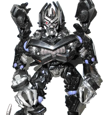 TRANSFORMERS movie 2007 BARRICADE Robot Replicas police car complete - Image 1 of 4