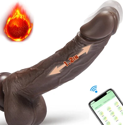 Remote Realistic Dildo Anal G-Spot Thrusting Penis Vibrator Sex Toys for Women - Image 1 of 4