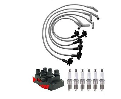 Ignition Wires Spark Plugs Horizontal Coil Pack For Ford Ranger 3.0L 1998-2000 - Image 1 of 4