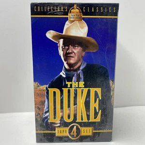 The Duke - 4 Tape Set - VHS, 2000, 4-Tape Set, Collectors Classics - John Wayne - Picture 1 of 6