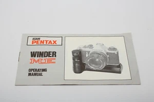 Pentax Winder ME Instruction Operating Manual book- Original +Good - Picture 1 of 4