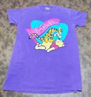 Vintage Winnie The Pooh Disney Adult One Size Sleep Shirt / Nightgown Purple 468