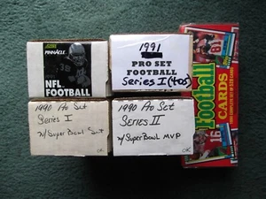 LOTE SET COMPLETO FUTBOL-1990 TOPPS FACTORY, 1990-1991 PRO SET, 91 PINNACLE - Imagen 1 de 3