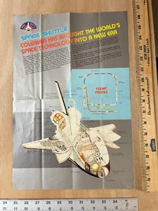 History Of Space - Space Shuttle Columbia Poster & Major Events in the History - Picture 1 of 11
