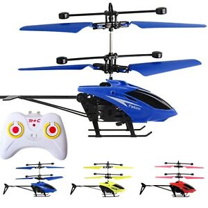 Mini RC Infrared Induction Remote Control RC Toy 2CH Gyro Helicopter RC Drone US