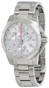 Longines Conquest Chronograph Stainless Steel Divers Mens Watch L3.800.4.76.6 - Picture 1 of 4