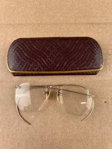 Vintage Shuron Shurset 1/10 12K GF Gold Filled Brille mit Etui - Bild 1 von 17