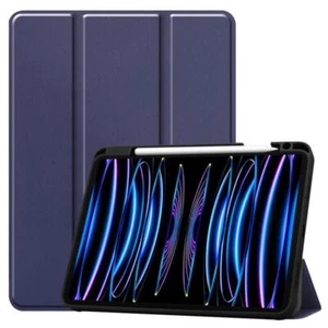 For iPad Pro 11 in 4th 3rd 2nd Generation Case Smart Leather Soft TPU Flip Stand - Picture 1 of 30