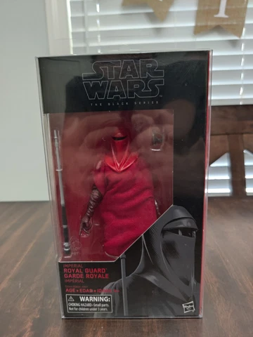 Star Wars Black Series 6-Inch Figure #38 Imperial Emperor's Royal Guard W/ Case Cover