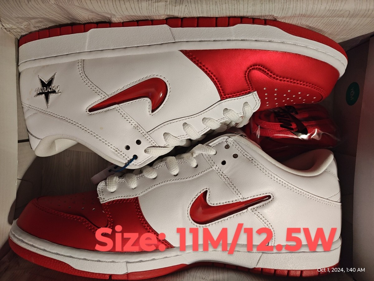 Nike Supreme x Dunk SB Low Varsity Red for Sale Nike Supreme x Dunk SB Low Varsity Red for Sale