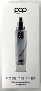 POP Sonic Nose Ear Hair Trimmer Factory Sealed Grey Marble Unisex New In Box - Picture 1 of 2