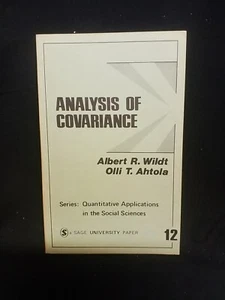 Series: Quantitative Apps in Social Sciences #12, 1978 Analysis of Covariance - Picture 1 of 7