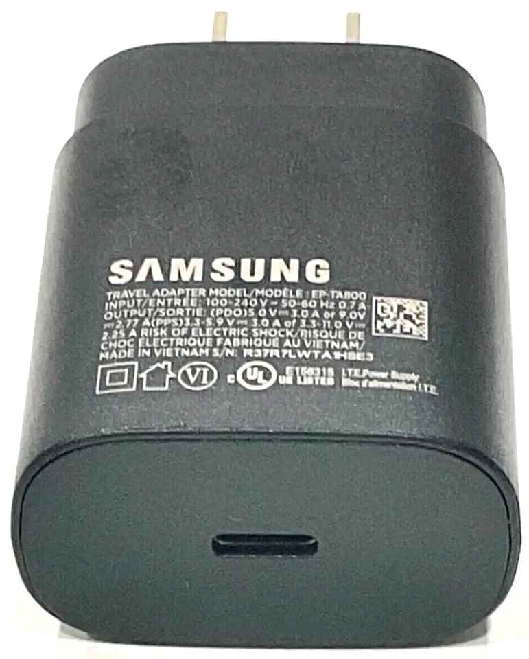 (Bulk pcs) Samsung 25W USB-C Super Fast Charge Wall Adapter EP-TA800