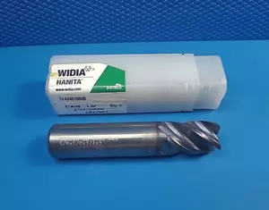 Widia Hanita 5/8"" x 5/8"" x 3/4 x 3"" x 02 4 Flöte Hartmetall Endmühle PN: 2837307 - Bild 1 von 4
